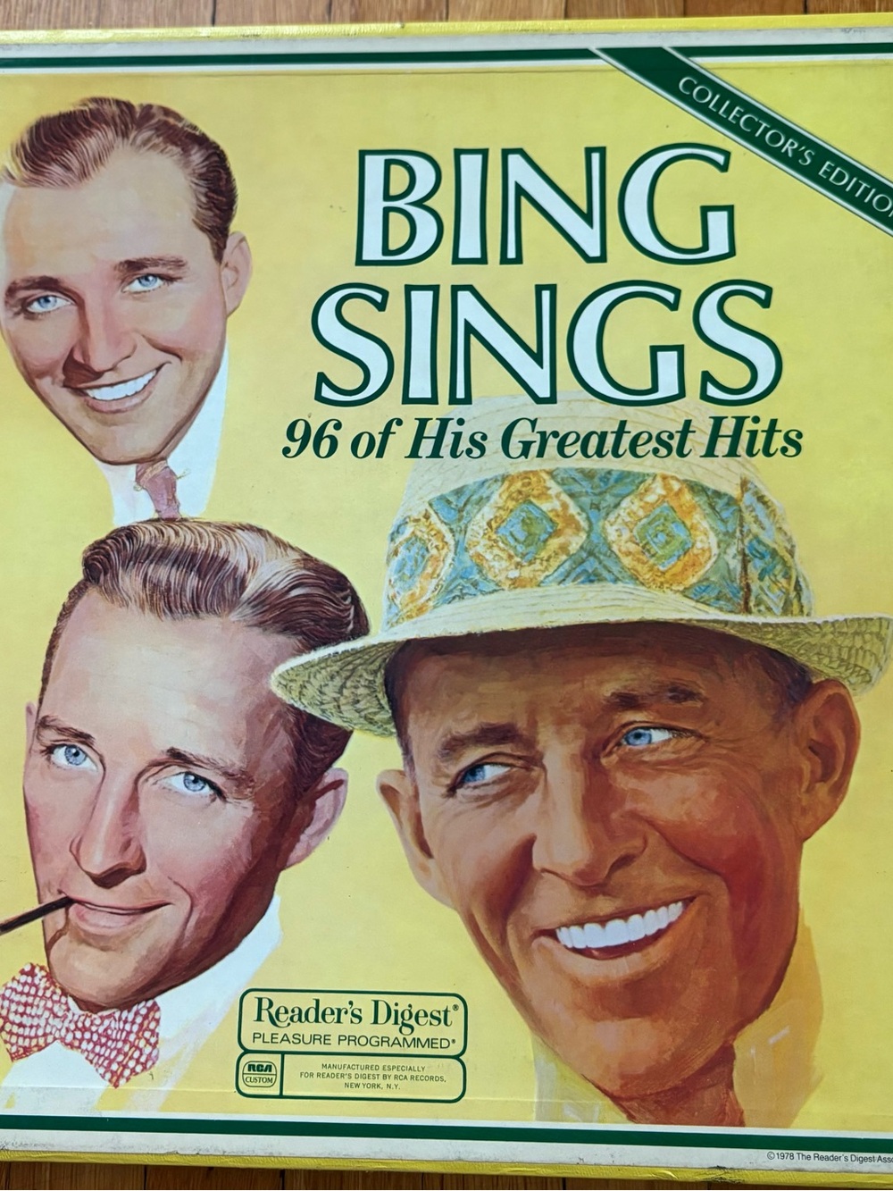 Bing Crosby Sings 96 Of His Greatest Hits Readers Digest 8L Box Set EX